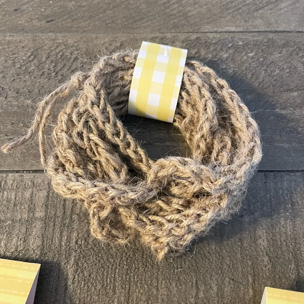 Handmade crochet garland